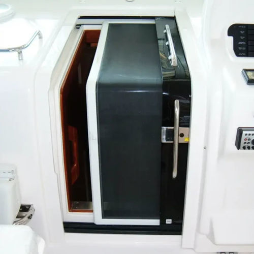 Porte pour bateau - A2K-2000-SD - Pompanette - coulissante / en aluminium / de descente