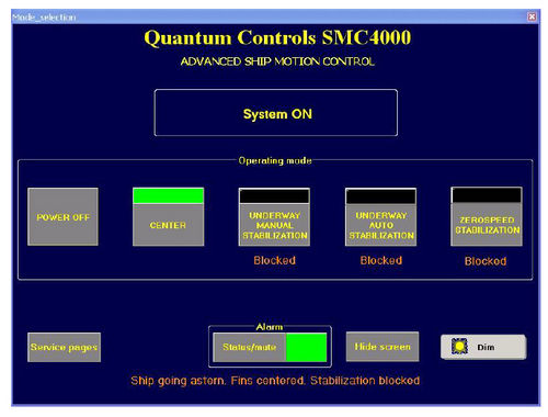 Système électronique de contrôle pour stabilisateur de yacht - SMC4000 - Quantum Marine Engineering