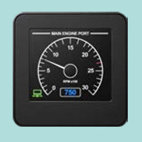 Écran pour navire - Commander Vision 350 - Radio Zeeland DMP - multifonction / 3.5" / tactile