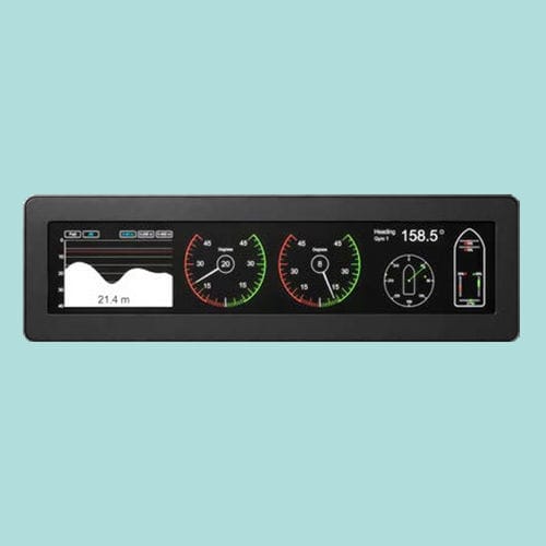 Écran pour navire - Commander Vision 1900 - Radio Zeeland DMP - multifonction / 19" / tactile