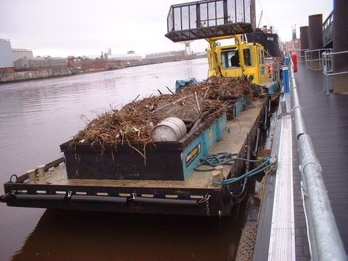 Barge de récupération des déchets - TWIN SKIPPER BARGE - Water Witch Workboats