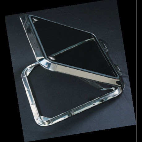 Panneau de pont pour bateau - H6531 Series - Hood Yacht Systems - carré / ouvrant / en acier inoxydable