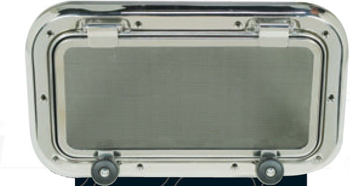 Hublot rectangulaire - PASSAGE Series - Hood Yacht Systems - pour bateau / ouvrant / avec angles arrondis