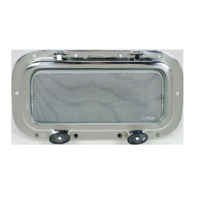 Hublot rectangulaire - H654X Series - Hood Yacht Systems - pour bateau / ouvrant / avec angles arrondis