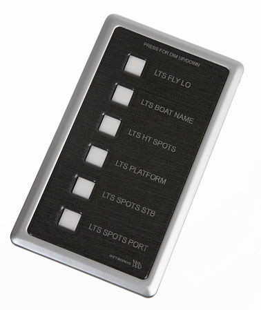 Tableau de bord à moteur - LTS - Retronic - pour bateau