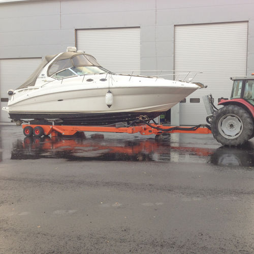 Remorque de manutention lourde - HBC25L - ROODBERG - de mise à l'eau / pour bateau / pour chantier naval