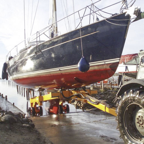 Remorque de manutention lourde - HBC40 - ROODBERG - de mise à l'eau / pour bateau / pour chantier naval