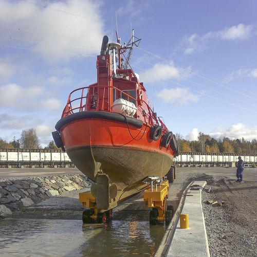 Remorque de manutention lourde - HBT60 - ROODBERG - de mise à l'eau / de transport lourd / pour bateau