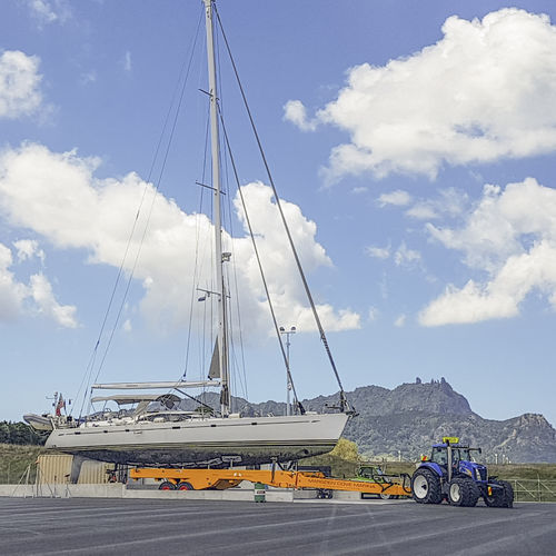 Remorque de manutention lourde - HBT80 - ROODBERG - de mise à l'eau / de transport lourd / pour bateau