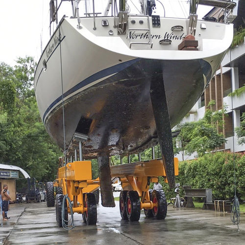 Remorque de manutention lourde - HBT100 - ROODBERG - de mise à l'eau / de transport lourd / pour bateau