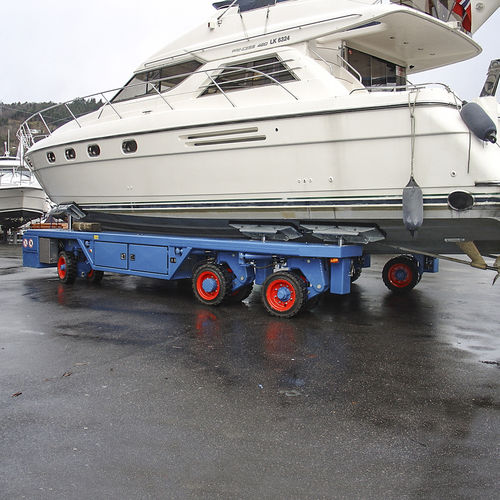 Remorque de manutention - PCT60 - PSM60 - ROODBERG - pour bateau / pour chantier naval / plus de 6 essieux