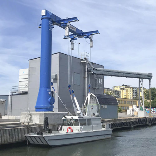 Grue pour chantier naval - SPC 40-4E - ROODBERG - pour marina / à flèche / potence