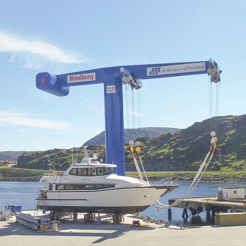 Grue portuaire - SPC 80-4E CW - ROODBERG - pour chantier naval / pour marina / pour forte charge