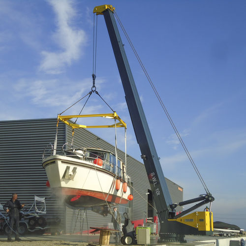 Grue pour chantier naval - YCR 10 - ROODBERG - pour marina / à flèche / potence pivotante