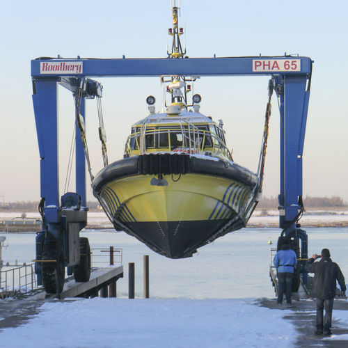 Travel lift contrôlé à distance - PHA65 - ROODBERG - toutes roues directrices / pour charge lourde / en forme de U