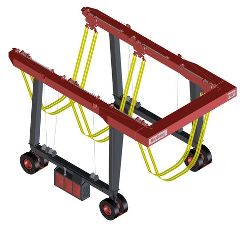 Travel lift contrôlé à distance - PHP400 - ROODBERG - toutes roues directrices / pour charge lourde / en forme de U