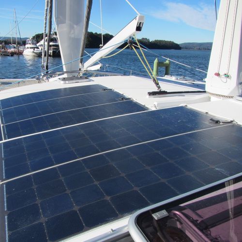Panneau solaire flexible - POWER M-SERIES - SOLARA - en silicium monocristallin / pour bateau