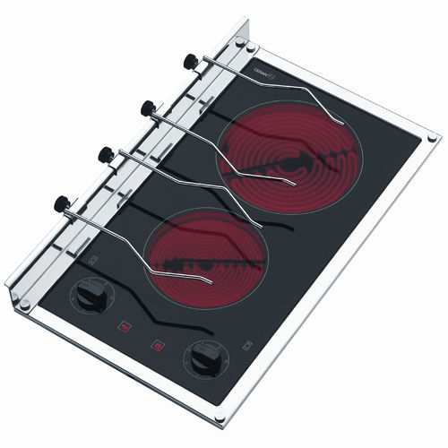 Plaque de cuisson vitrocéramique - CRYSTAL2 - Techimpex - pour bateau / 2 brûleurs