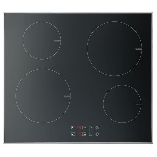 Plaque de cuisson vitrocéramique - CRYSTAL4 induction - Techimpex - pour bateau / 4 brûleurs