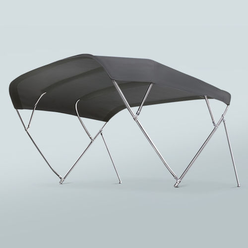 Bimini top pour bateau à moteur - FLY INOX - Tessilmare Srl - pour cockpit / structure en acier inoxydable