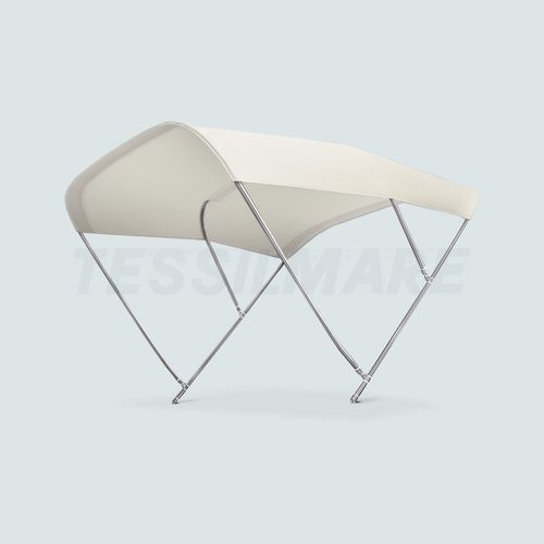 Bimini top pour bateau - BIMINI INOX - Tessilmare Srl - pour cockpit / structure en acier inoxydable