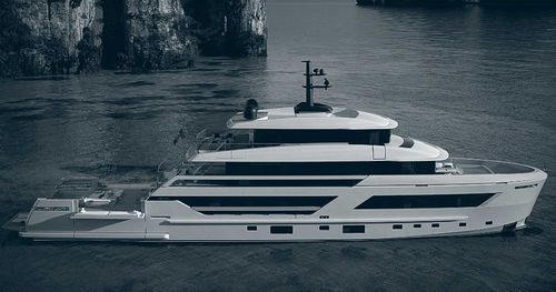 Super-yacht de croisière - 44X-Space - Cantieri Navali San Lorenzo - traditionnel / raised pilothouse / avec piscine