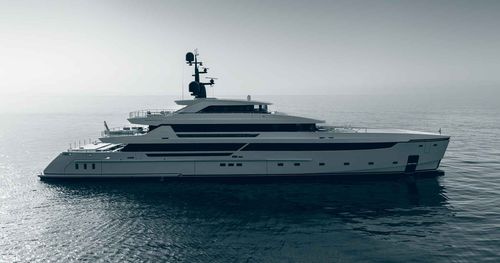 Mega-yacht de croisière - Rose d'Or - Cantieri Navali San Lorenzo - traditionnel / raised pilothouse / en acier