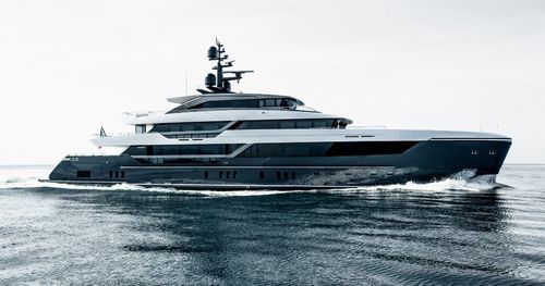 Mega-yacht de croisière - Alma - Cantieri Navali San Lorenzo - raised pilothouse / en acier