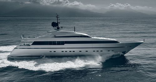 Super-yacht de croisière - The Kingdom - Cantieri Navali San Lorenzo - raised pilothouse / à déplacement / en aluminium