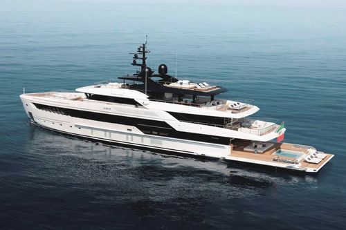 Mega-yacht de croisière - 50 - Cantieri Navali San Lorenzo - raised pilothouse / en acier / avec piscine
