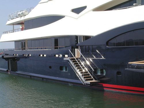 Échelle pour yacht - SRR  - Pin-craft - latérale / de coupée / en inox