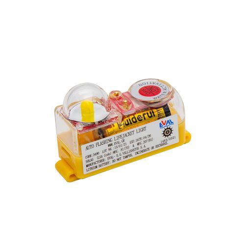 Lampe à éclats - 03490 - Eval - marine / pour brassière de sauvetage gonflable / à LED