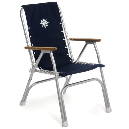 Chaise standard pour bateau - M150 Series - Forma Marine Furniture, LLC. - pour yacht / pliante / beige