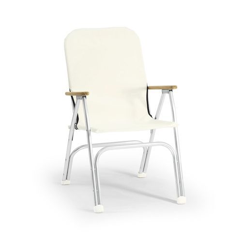 Chaise standard pour bateau - M120 series - Forma Marine Furniture, LLC. - pliante / noire / bleue
