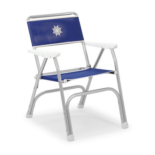 Chaise standard pour bateau - M100PW - Forma Marine Furniture, LLC. - pour yacht / pliante / avec accoudoirs