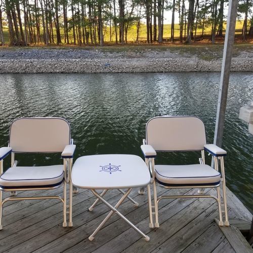Table de cockpit pliante - M350 - Forma Marine Furniture, LLC. - en mélaminé / en aluminium / blanche