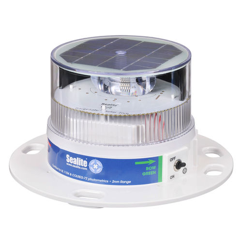 Feu de navigation pour bateau -  BargeSafe - Sealite - à LED / blanc / solaire