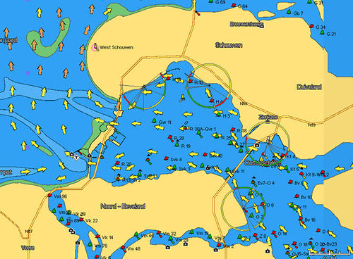 Carte marine numérique - 4D - C-MAP - 3D