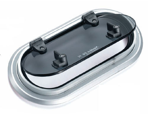 Hublot rectangulaire - S series - Nautica F4 - pour bateau / ouvrant / avec angles arrondis