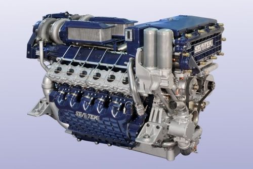 Moteur in-bord - 1300 / 1500 HP @ 2800 RPM - SEATEK - diesel / plaisance / pour bateau professionnel