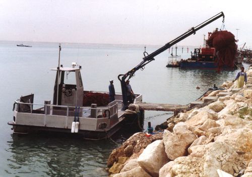 Bateau pour l'aquaculture - ALN 009 ‘Bubiyan 9’ - Alnmaritec - catamaran / in-bord hydrojet / en aluminium