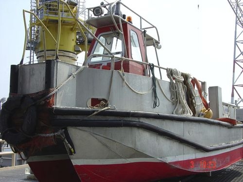 Bateau pour manutention de câbles et tuyaux - ALN 046 ‘Xikomba’ - Alnmaritec - catamaran / in-bord hydrojet / en aluminium