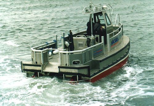 Bateau pour manutention de câbles et tuyaux - ALN 037 ‘Trafalgar’ - Alnmaritec - catamaran / in-bord hydrojet / en aluminium