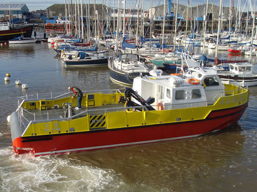 Bateau antipollution - ALN 094 ‘SHI HUA GANG YI HAO’ - Alnmaritec - catamaran / in-bord hydrojet