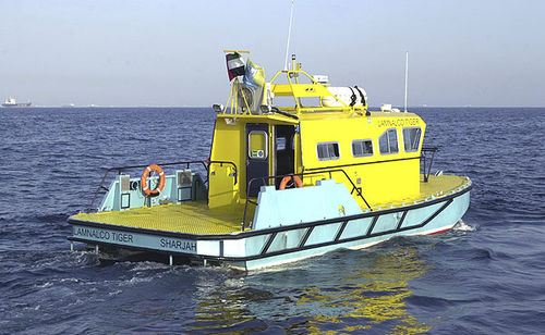 Bateau de surveillance - ALN 034 ‘Lamnalco Tiger’ - Alnmaritec - catamaran / in-bord hydrojet / en aluminium