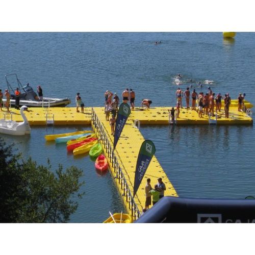 Ponton flottant - AVENTURAS AQUATICAS - LA NORIA - d'amarrage / pour marina / en polyéthylène