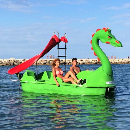 Bateau à pédales 4 places - GRAN DRAGÓN - AVENTURAS AQUATICAS - LA NORIA - commercial / pour sociétés de location / auto-videur