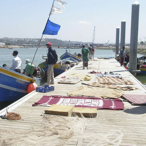 Ponton flottant - Metalu Industries International - de travail / pour bateau de pêche professionnelle / aluminium