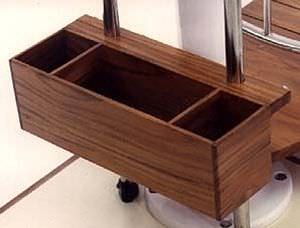 Caisse de rangement pour bateau - Wheel Mounted - TeakFlex - en bois