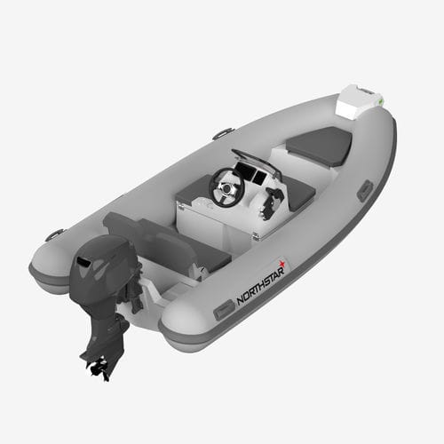 Bateau pneumatique hors-bord - VEGA 3.8 - NORTHSTAR RIBs - semi-rigide / open / à console latérale